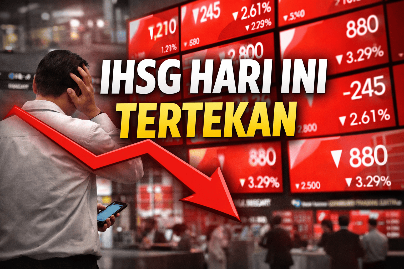 IHSG Hari Ini Tertekan