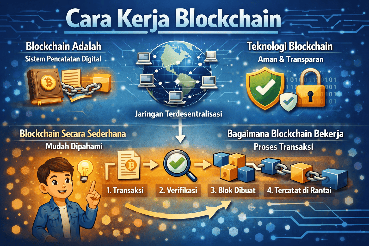 cara kerja blockchain